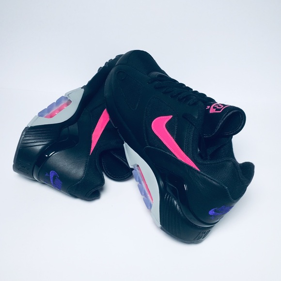 Nike Air Max 180, Black/PinKBlast-Wolf Grey - Picture 8 of 8